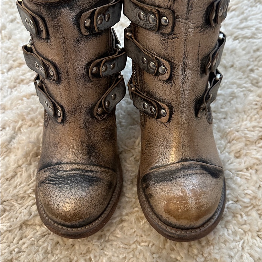 FREEBIRD Beckett 9 pewter boots - Picture 2 of 9